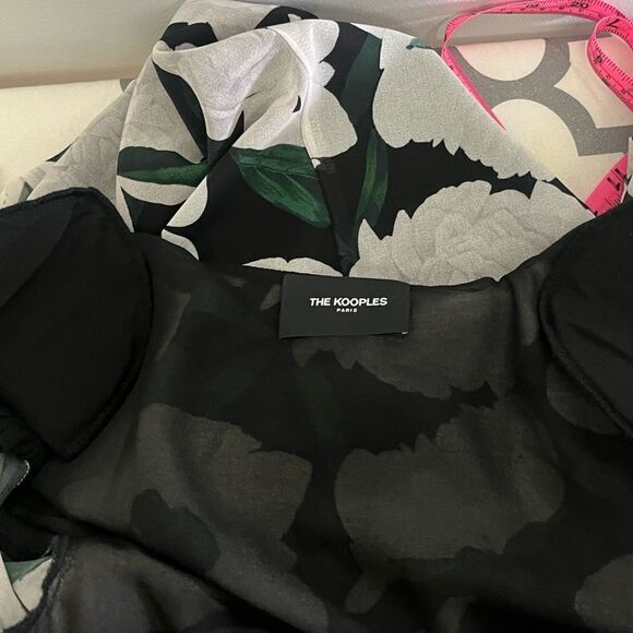 The Kooples SHORT PRINTED Floral DRESS NWT Size 1= Size S = US 4 - Picture 9 of 16